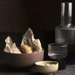 Ferm Living Set De 4 Verres Ripple - Fume Gris Clearance