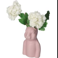 Sélectionné par Fleux Vase Bunny - Rose - 9 Cm X 9 Cm X 22Cm New