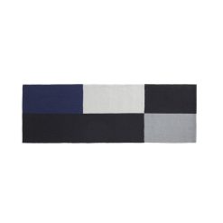 Hay Tapis Ethan Cook Flat Works - 80 X 250 Cm - Noir Bleu Best