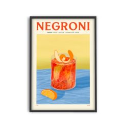 PSTR Studio Affiche Cocktail - Elin Pk - Negroni New