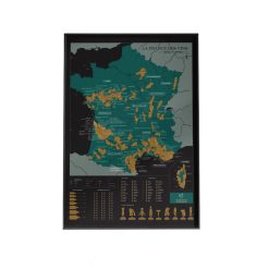 Sélectionné par Fleux Affiche Carte A Gratter - La France Des Vins Online