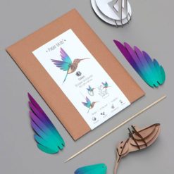 Assembli Trophee Origami Colibri Vert & Violet Best