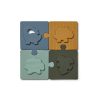 Liewood Puzzle Bodil En Silicone - Dino Bleu New