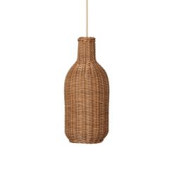 Ferm Living Abat-Jour Suspension Bouteille Rotin - Naturel Hot