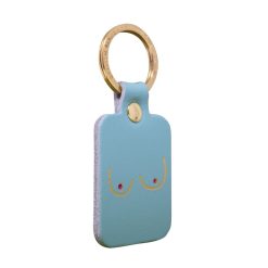 Ark Porte-Cles Boobs En Cuir - Turquoise Clearance