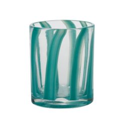 Sélectionné par Fleux Verre A Rayures - Bleu Fonce Marine Wholesale