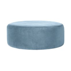 Broste Copenhagen Pouf Wind Velours Bleu Pastel Best