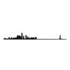 The Line Mini Frise Decorative New York - Noir - 19 Cm New