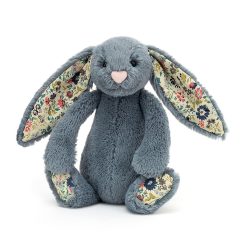 Jellycat Peluche Lapin Blossom - H 18 Cm - Dusty Bleu New