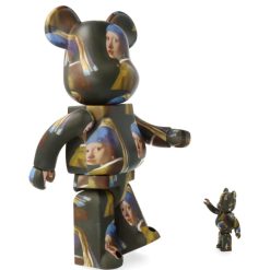 Sélectionné par Fleux Bearbrick 400% + 100% Johannes Vermeer - La Jeune Fille A La Perle - 28 Cm Wholesale