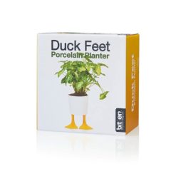 Sélectionné par Fleux Pot / Jardiniere Pieds Canards - Jaune & Blanc Hot