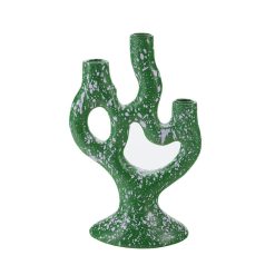 Sélectionné par Fleux Bougeoir Tachete - H 30 Cm - Vert Hot