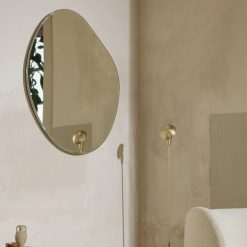 Ferm Living Miroir Pond - H 50 X 52 Cm Argente Online