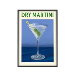 PSTR Studio Affiche Cocktail - Elin Pk - Dry Martini Wholesale