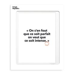 Image Republic Affiche Loic Prigent On S'En Fout - 30 X 40 Cm New