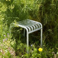 Hay Tabouret Palissade En Acier Poudre - Gris Ciel Hot