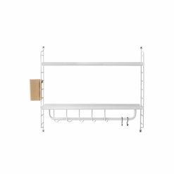 String Furniture Rangement Mural Bathroom - 58 X 50 X 20 Cm - Blanc Online