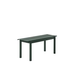 Muuto Banc Linear Steel Dark Green - 110 X 34 Cm Hot