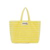 Sélectionné par Fleux Sac Weekend A Rayures - Pristine & Neon Yellow New