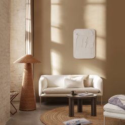 Ferm Living Lampadaire Dou Rotin - 131 Cm - Naturel Best