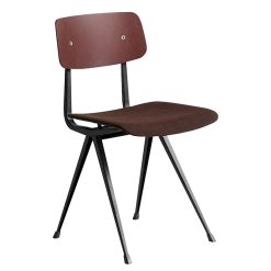 Hay Chaise Result Noir - Rouge Brique - Chene Laque Online