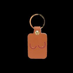 Ark Porte-Cles Boobs En Cuir - Orange Brule Best