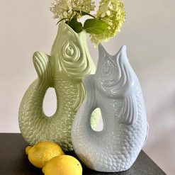 Sélectionné par Fleux Carafe / Vase Monsieur Carafon Poisson - Vert Mousse Clearance