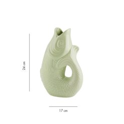 Sélectionné par Fleux Carafe / Vase Monsieur Carafon Poisson - Vert Mousse Clearance