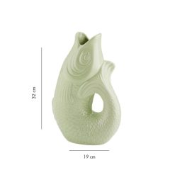 Sélectionné par Fleux Carafe / Vase Monsieur Carafon Poisson - Vert Mousse Clearance