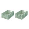 Liewood Set De 2 Caisses Weston M - Peppermint Clearance