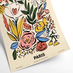 Sélectionné par Fleux Affiche Zoe Fleurs Et Plantes - Paris - 30 X 40 Cm New