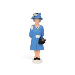 Sélectionné par Fleux Figurine Reine Solaire - Elisabeth Ii - Edition Derby - Bleu Wholesale