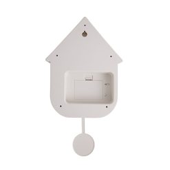 Sélectionné par Fleux Horloge Modern Cuckoo En Metal L 21.5 X H 41 Cm - Blanc Online