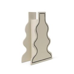 Ferm Living Vase Paste - Off-White Curvy New