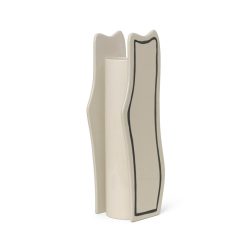 Ferm Living Vase Paste - Off-White Curvy New