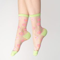 Coucou Suzette Chaussettes Transparentes Sakura Clearance