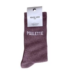 Félicie Aussi Chaussettes Poulette A Paillettes 36/40 - Raisin Online