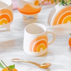 Sélectionné par Fleux Mug Mojave Glaze Arc-En-Ciel Orange Online