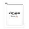 Image Republic Affiche Loic Prigent J'Ai Pas Le Temps - 30 X 40 Cm Online