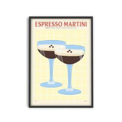 PSTR Studio Affiche Cocktail - Elin Pk - Espresso Martini Hot