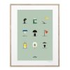 Image Republic Affiche Le Duo Lampes - 40 X 50 Cm Best