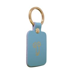 Ark Porte-Cles Zizi En Cuir - Turquoise Online