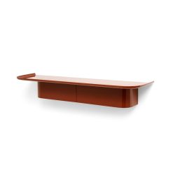 Hay Etagere Murale Korpus - L 90 X P 25 X H 14 Cm - Rouge Brique Online