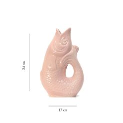 Sélectionné par Fleux Carafe / Vase Monsieur Carafon Poisson - Rose Best