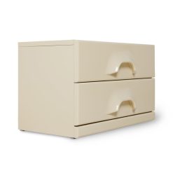 HK Living Commode 2 Tiroirs - 60 X 35 X 35,2 Cm - Creme Wholesale