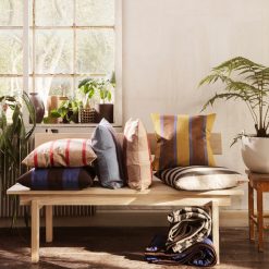 Ferm Living Coussin Grand A Rayures En Lin Et Coton Hot