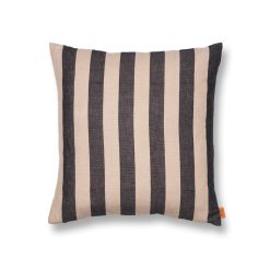 Ferm Living Coussin Grand - Sable/Noir Hot