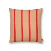 Ferm Living Coussin Grand - Camel/Rouge Best