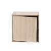 Muuto Meuble De Rangement Stacked Chene Avec Porte M Hot