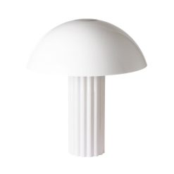 HK Living Lampe De Table Acrylic Cupola - O 56 X 61,3 Cm - Blanc Hot